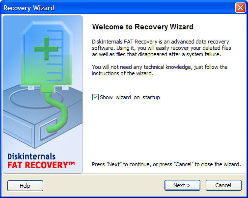 FAT data Recovery. Unformat and Restore