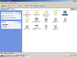 NTFS Reader in work