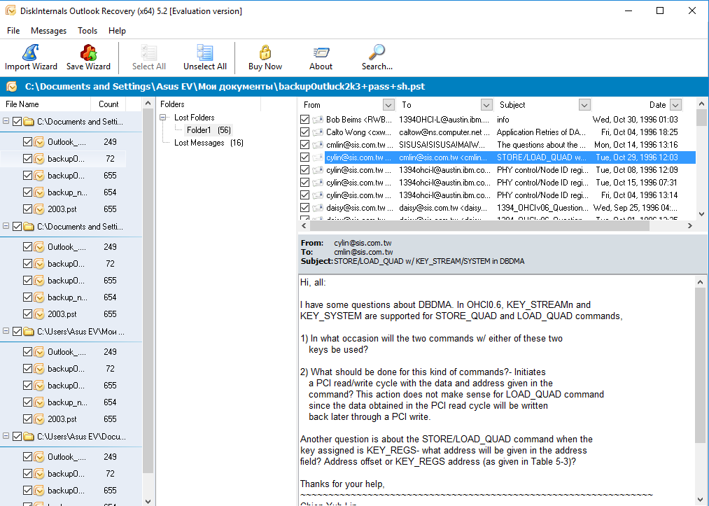 outlook 2010 vcs files previewer