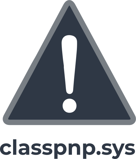 CLASSPNP.SYS error