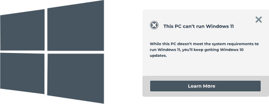 This PC Can't Run Windows 11