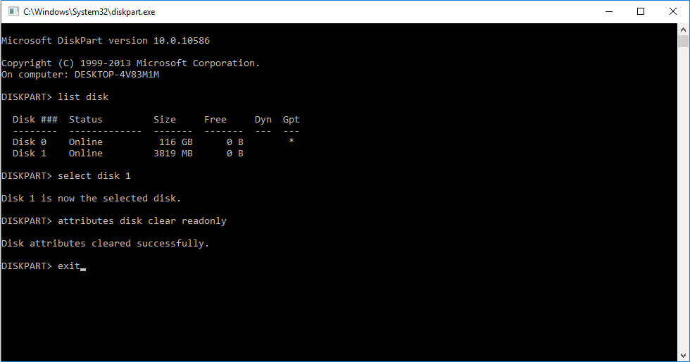 No boot sector on usb device interface