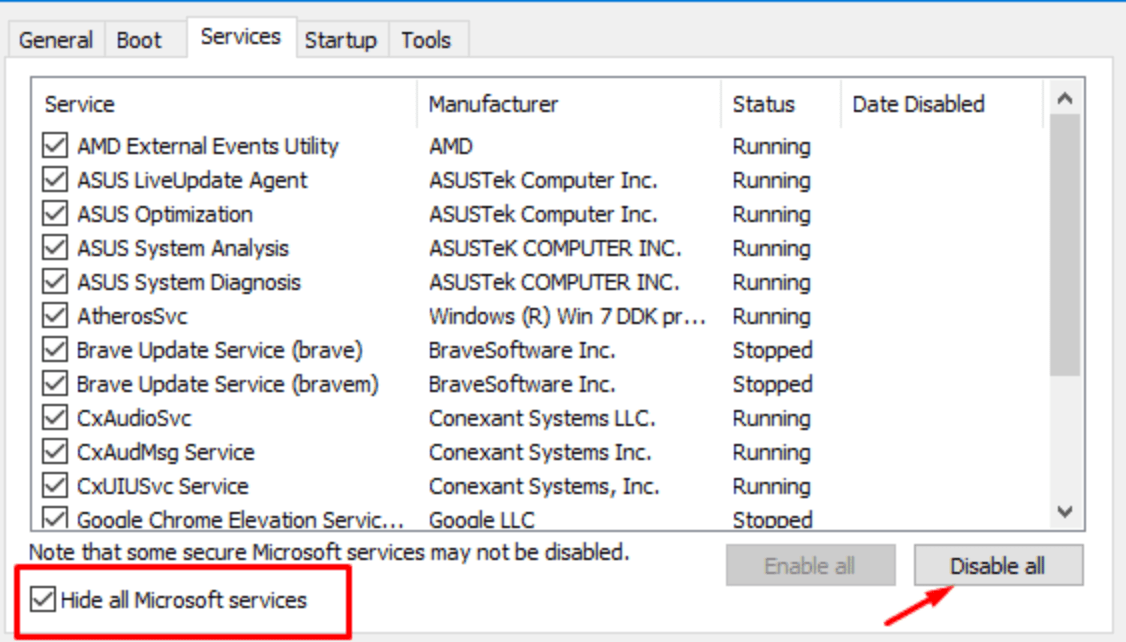 Run Windows Updates in Clean Boot State