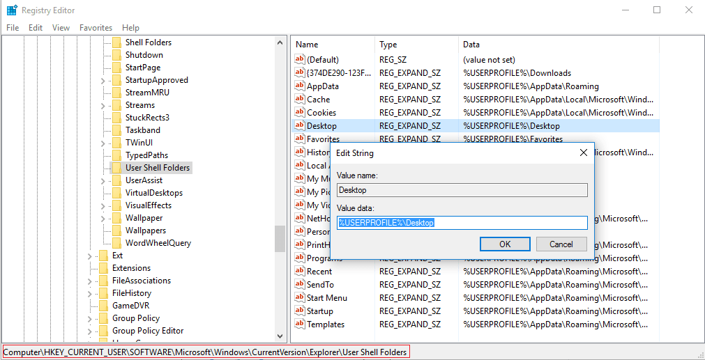 Desktop location is not available? Use these simple and practical