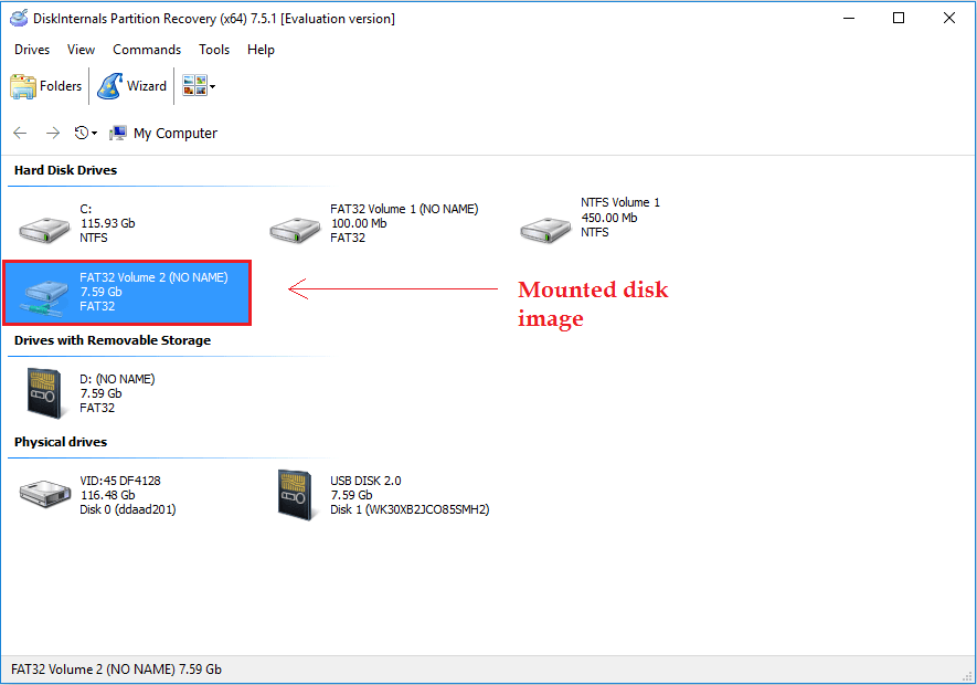 mount disc image programs