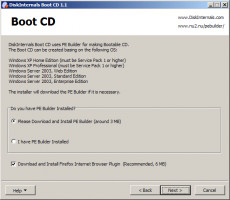 Create a bootable system restore CD| DiskInternals