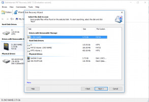 DiskInternals FAT Recovery Fat Recovery - select disk