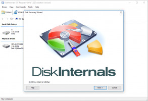 DiskInternals FAT Recovery This is the welcome page of Fat Recovery Wizard