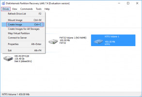 DiskInternals Partition Recovery DiskInternals Partition Recovery - select the drive and choose Create Image