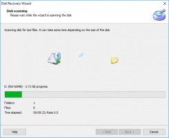 DiskInternals Partition Recovery Partition Recovery - scanning.