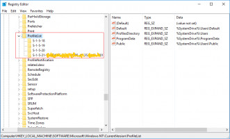 DiskInternals Partition Recovery Find the ProfileList folder
