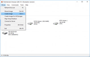 DiskInternals Uneraser™ Create disk image with DiskInternals Uneraser - step2.
