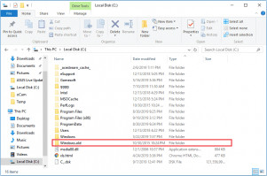 DiskInternals Uneraser™ Windows old is a folder on C drive which contains configurations and settings of your previous OS version.