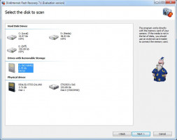 DiskInternals Video Recovery DiskInternals Video Recovery - select the disk for scanning, where you need to MPG recovery perform.