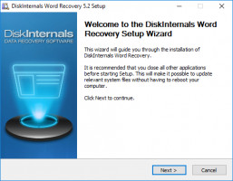 DiskInternals Word Recovery DiskInternals Word Recovery - install the software